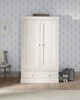 Oxford 4 Piece Cotbed set with Dresser Changer, Wardrobe and Essential Fibre Mattress image number 4